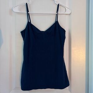 Old Navy Blue Fitted Sleeveless Camisole
